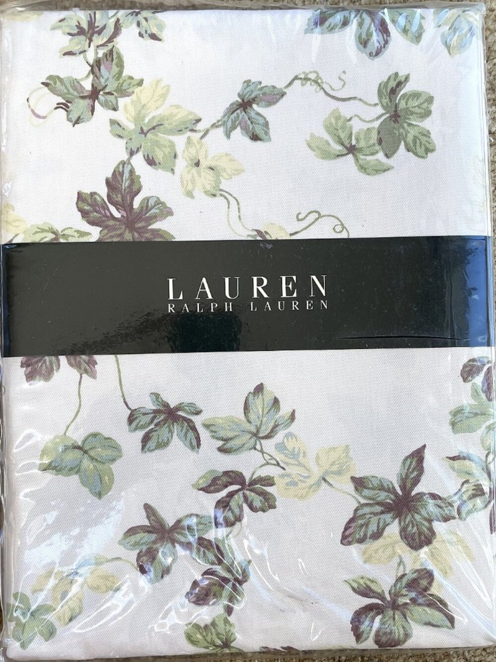 🌿 Lauren Ralph Lauren 100% Cotton Tablecloth – 60 x 120 – Thick, Luxe Weave
